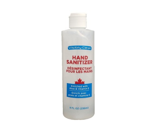 Désinfectant pour les mains en gel 8oz de Visibly Clean